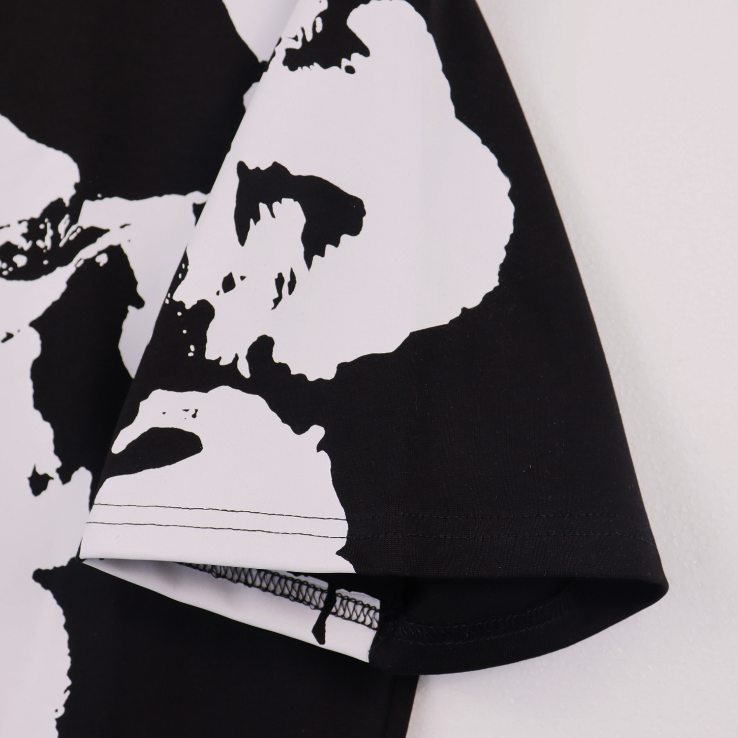 Denim Tears Big Cotton Wreath T-Shirt #2672 Black/Grey/Purple