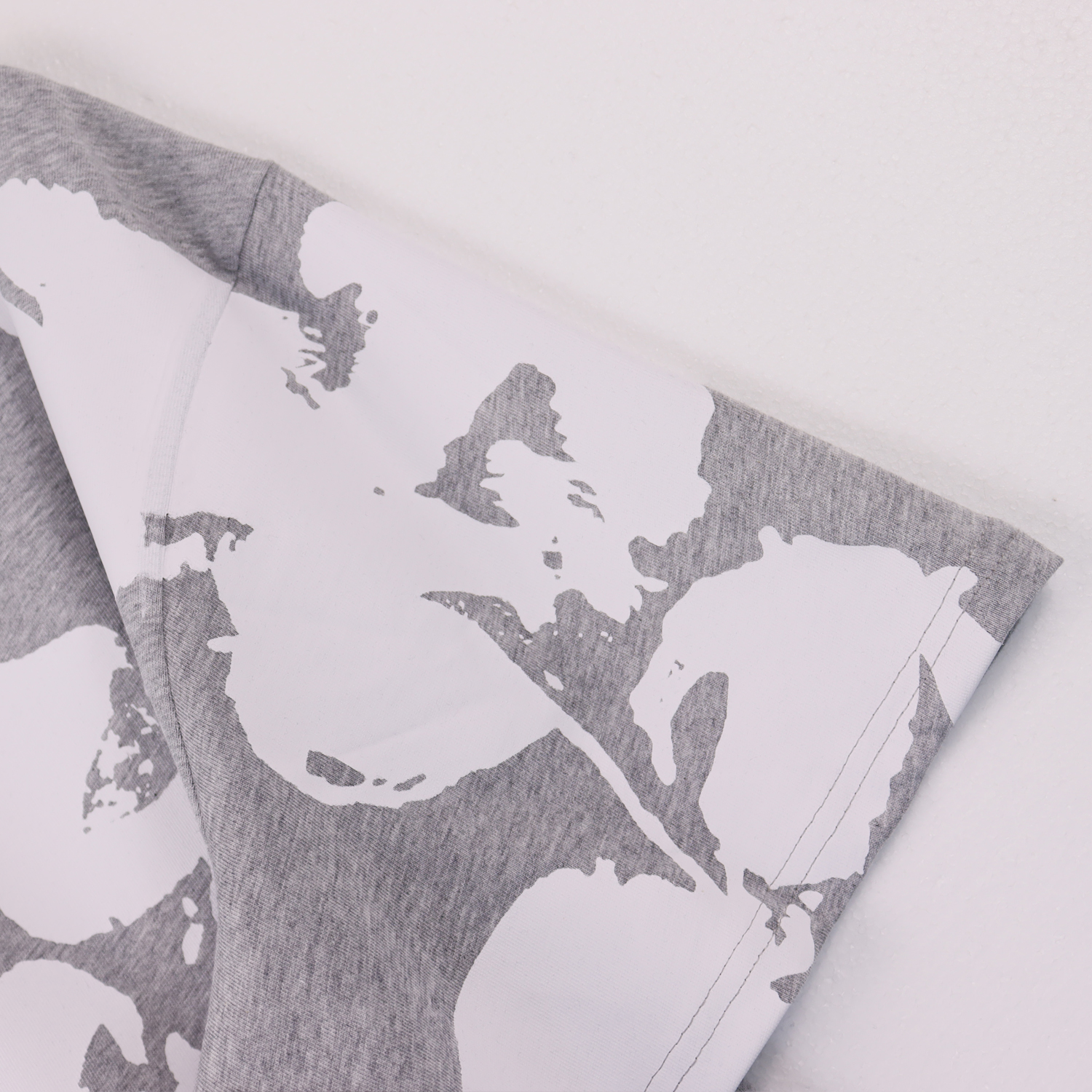 Denim Tears Big Cotton Wreath T-Shirt #2672 Black/Grey/Purple