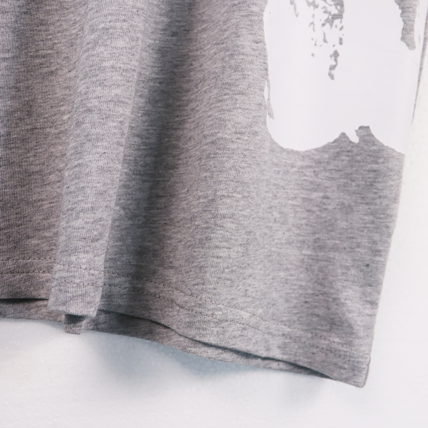 Denim Tears Big Cotton Wreath T-Shirt #2672 Black/Grey/Purple