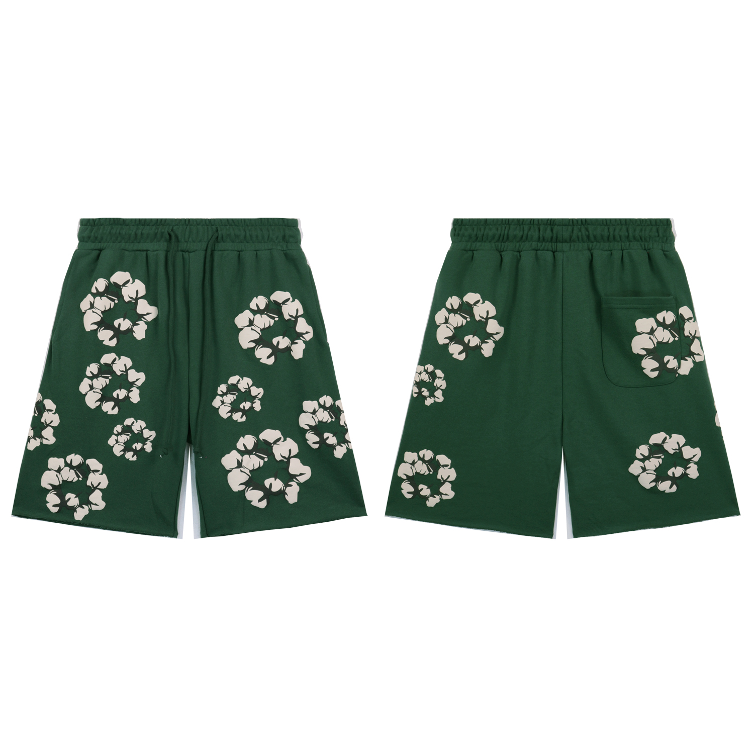 Denim Tears Cactus Tears Wreath Shorts #8658 Black/Blue/Red/Grey/Green/Pink