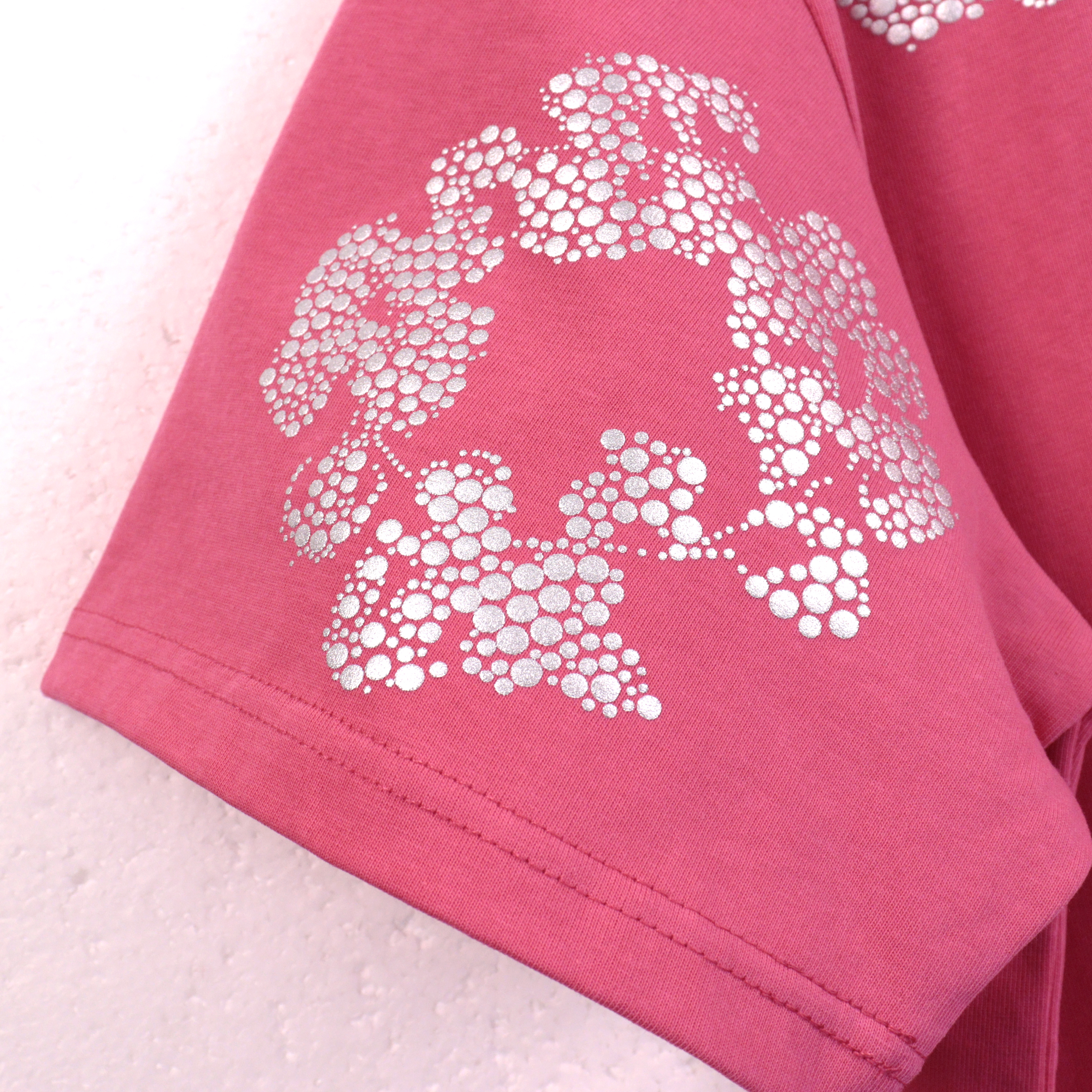 Denim Tears Glitter Patch Floral Print #2671 Black/Grey/Pink/Black Silver