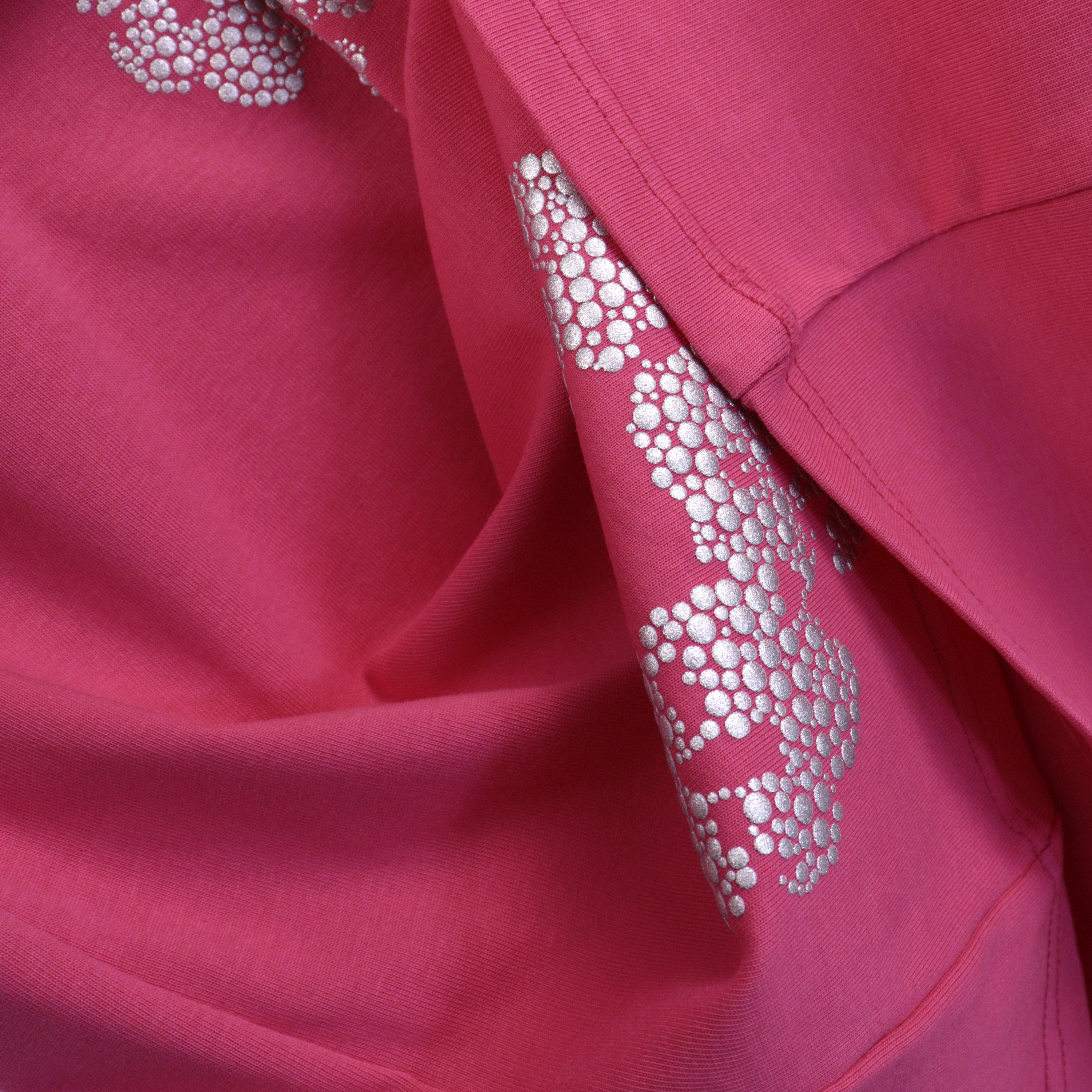 Denim Tears Glitter Patch Floral Print #2671 Black/Grey/Pink/Black Silver