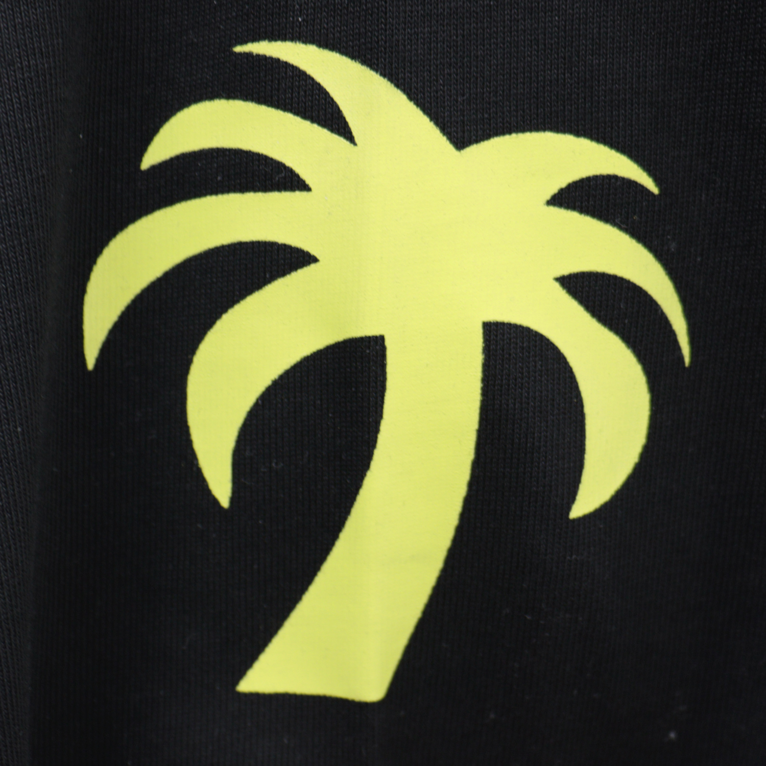 Palm Angels Gothic Logo Over T-Shirt #2072 White/Black