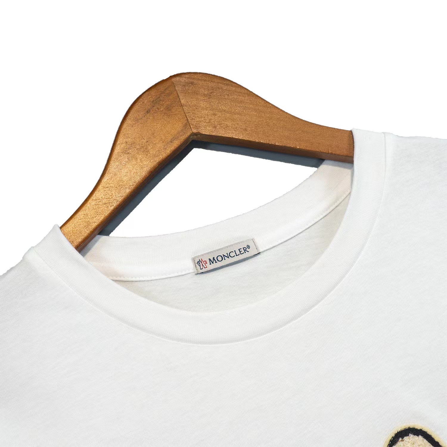 Palm Angle Joint Name Wings Pattern Loose T-Shirt #2083 White/Black