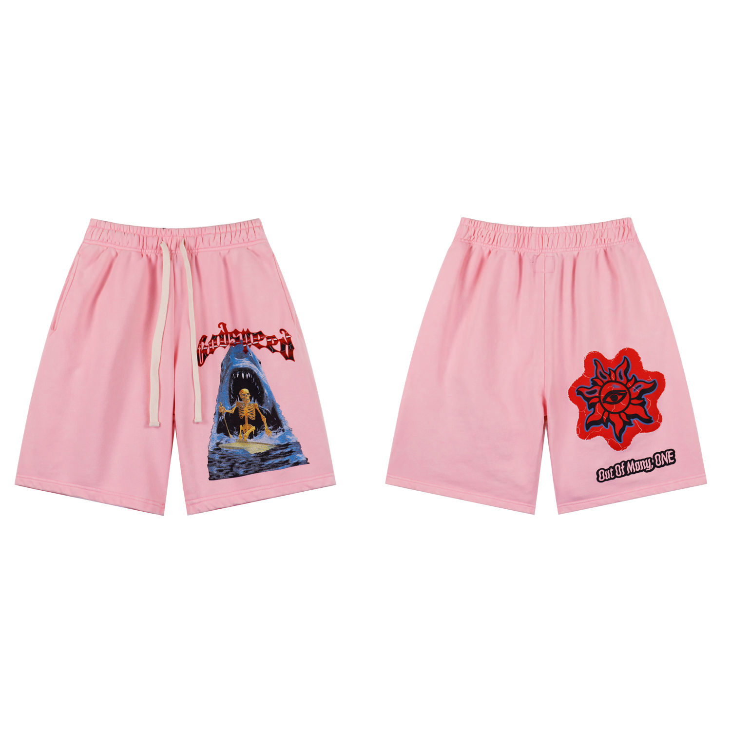 Godspeed Sweat Shorts #8781 Black/Pink