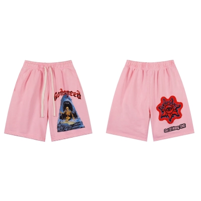 Godspeed Sweat Shorts #8781 Black/Pink 01