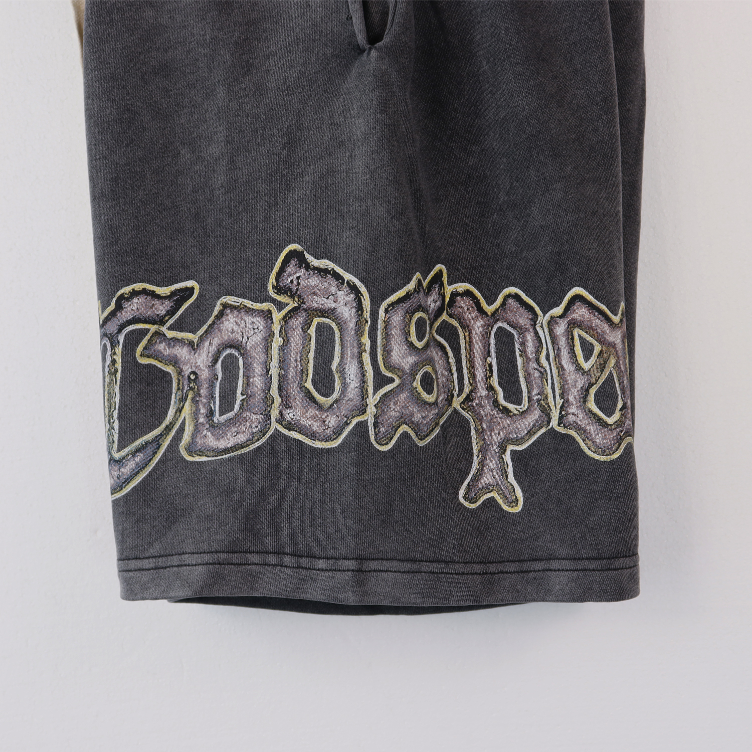 Godspeed Sweat Shorts #8678 Black/Pink