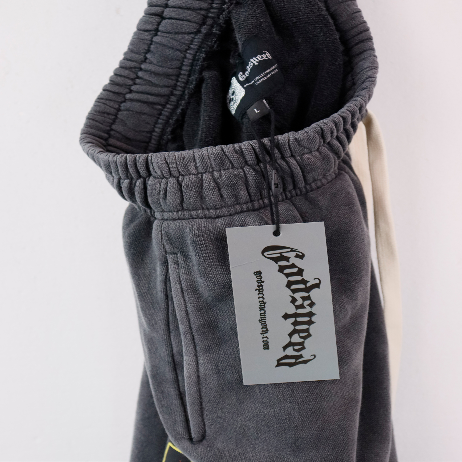 Godspeed Sweat Shorts #8679 Black/Blue