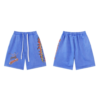 Godspeed Sweat Shorts #8773 Black/Blue 02