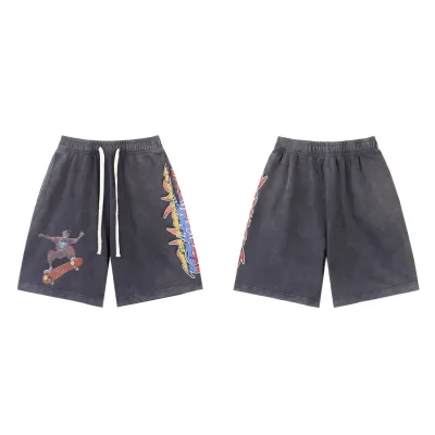 Godspeed Sweat Shorts #8773 Black/Blue 01