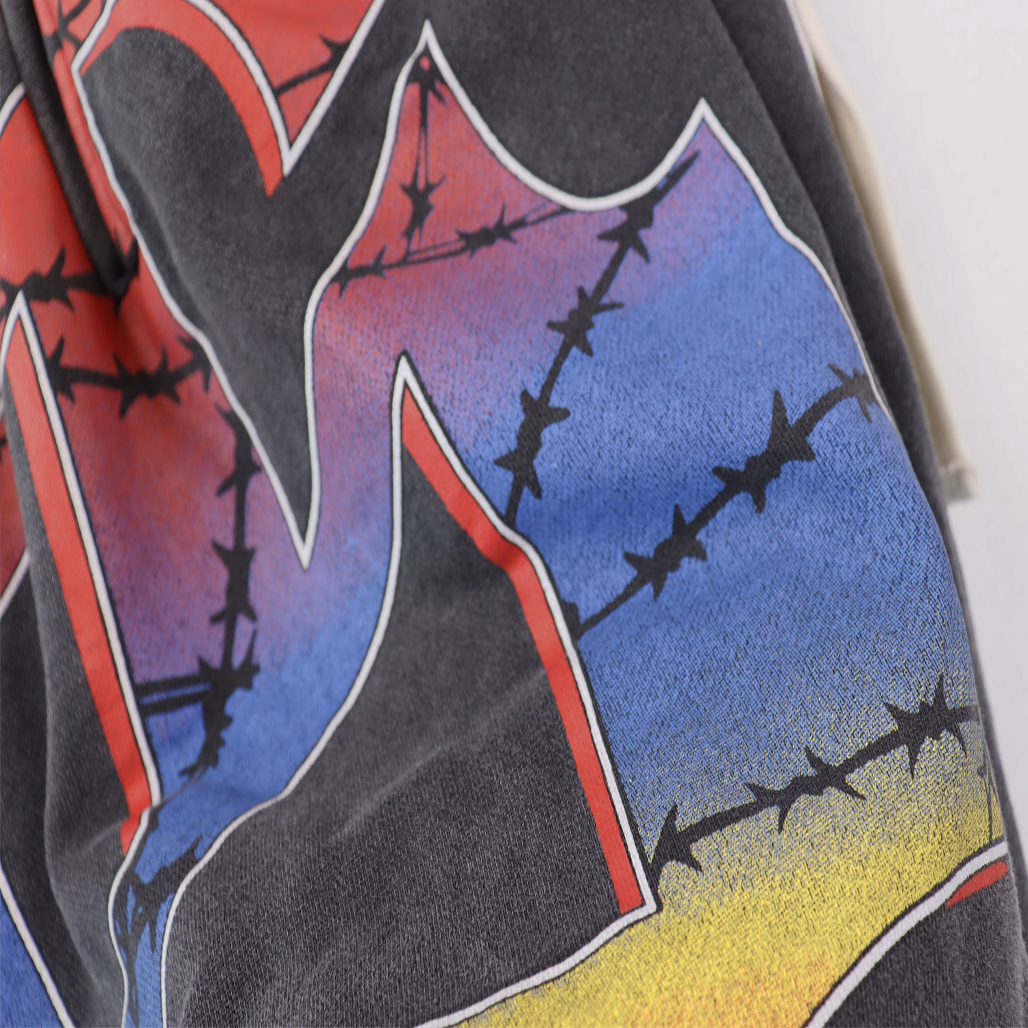 Godspeed Sweat Shorts #8775 Black/Blue/Pink