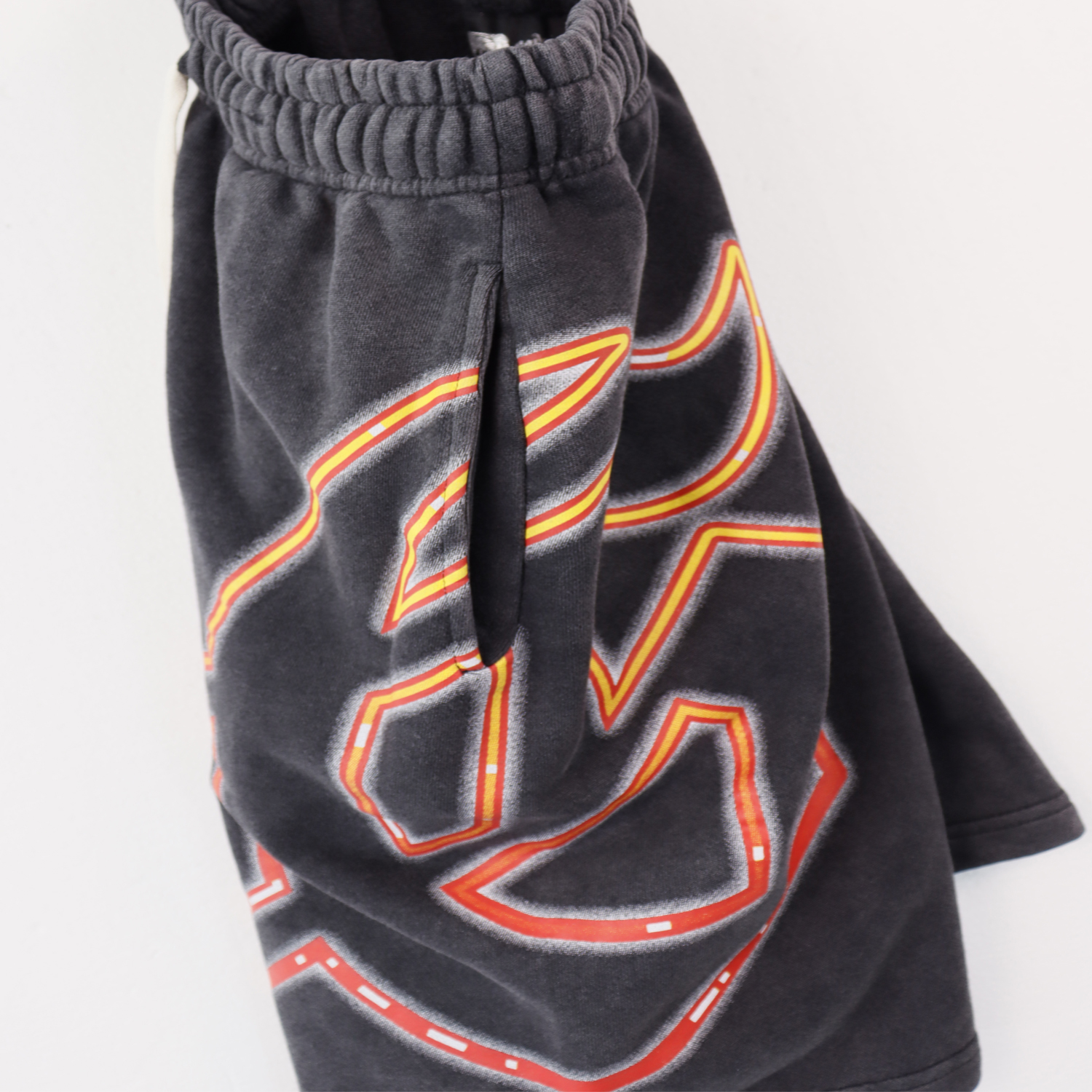 Godspeed Sweat Shorts #8776 Black/Blue