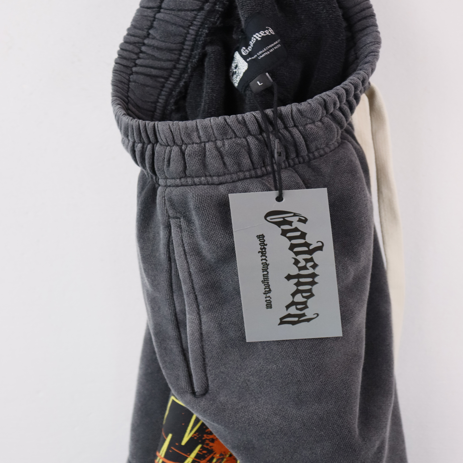 Godspeed Sweat Shorts #8780 Black/Blue