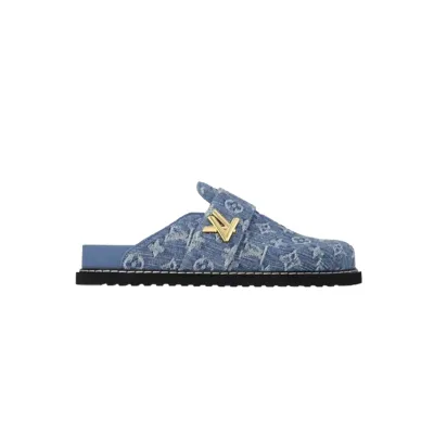 Louis Vuitton LV Cosy Comfort Mule Blue 1AGVOQ 02