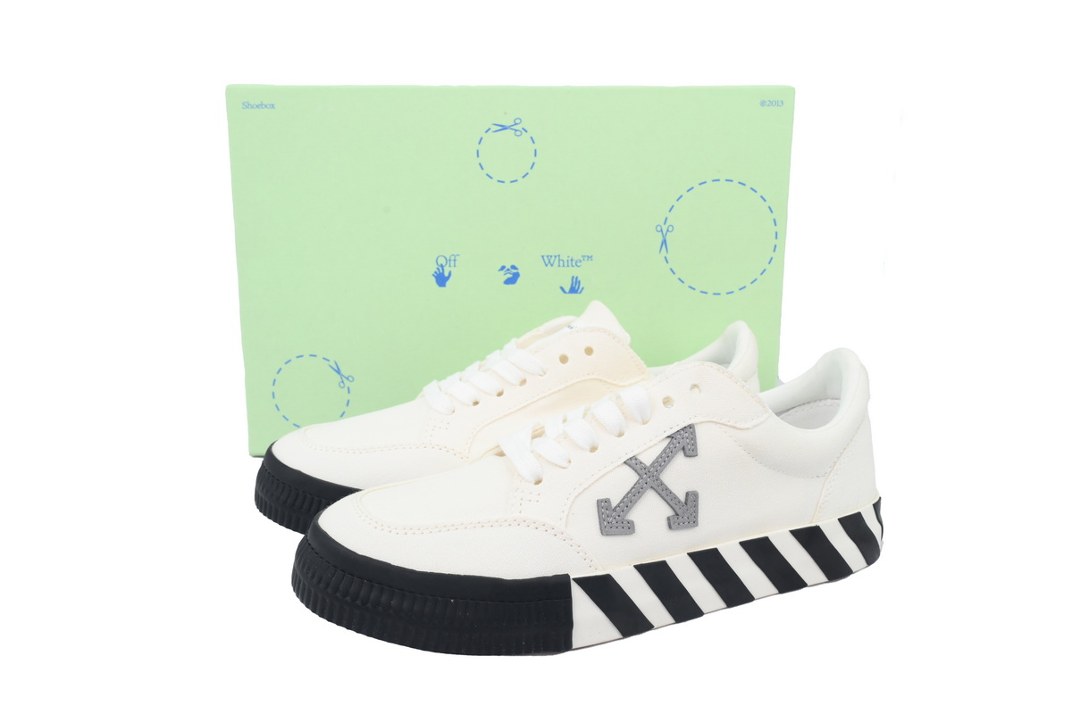 Off-White Vulc Low 'White Grey' OMIA085F21FAB0010155