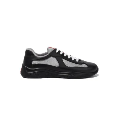 Prada America's Cup Soft Rubber And Bike Fabric Sneakers In Black P00749011 02
