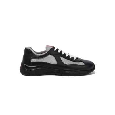 Prada America's Cup Soft Rubber And Bike Fabric Sneakers In Black P00749011 02