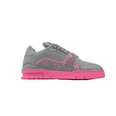 Louis Vuitton Trainer Dark Gray Color Printing 02