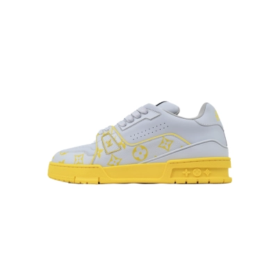 Louis Vuitton Trainer Grey Color Printing 01