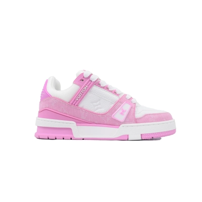 Louis Vuitton Trainer White Pink Cowboy 02