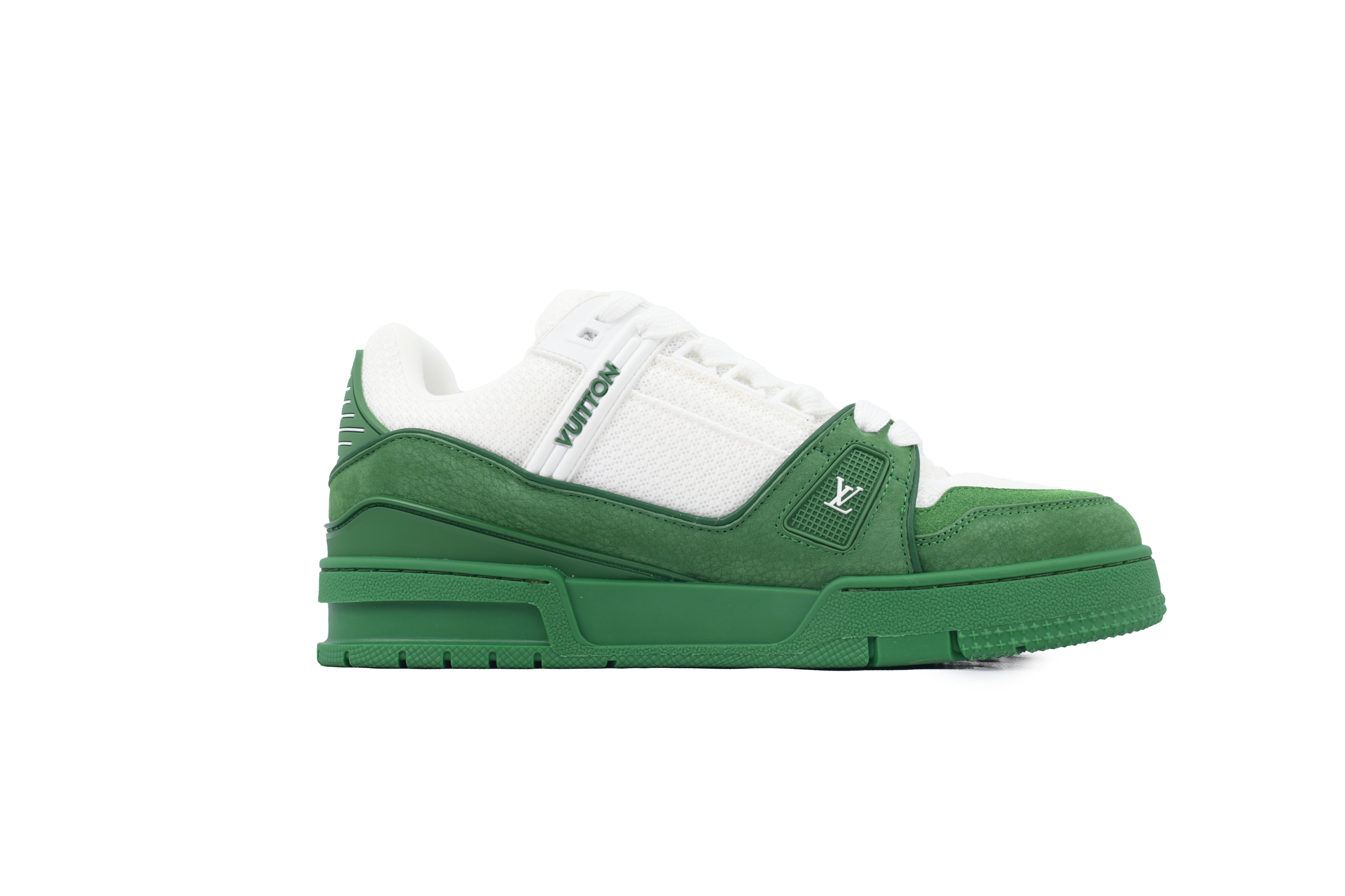 Louis Vuitton Trainer White Green