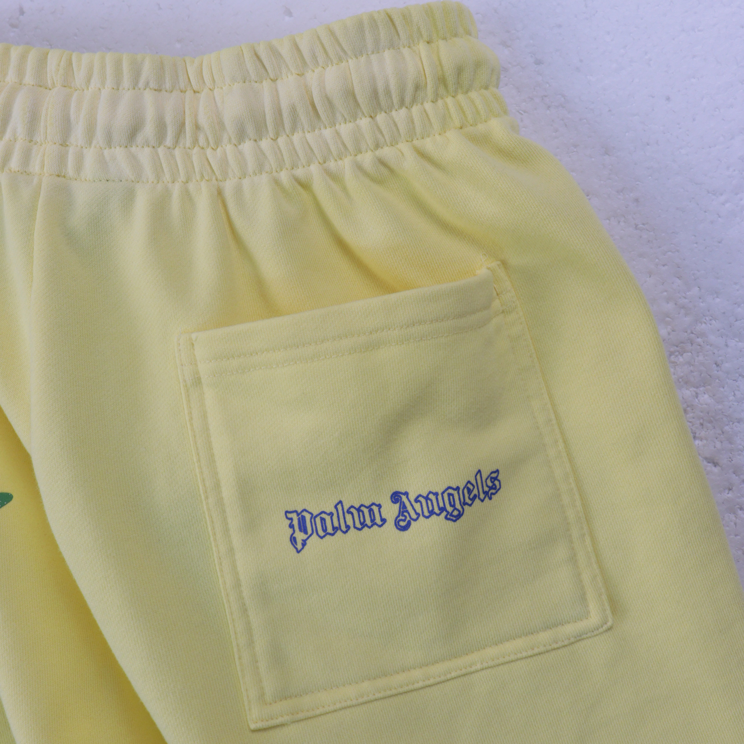 Palm Angels 'Paradise' Cotton T-shirt & Shorts Set Yellow