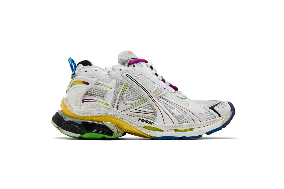 Balenciaga Runner Gardient White Multi 772774 WRUNG 9800