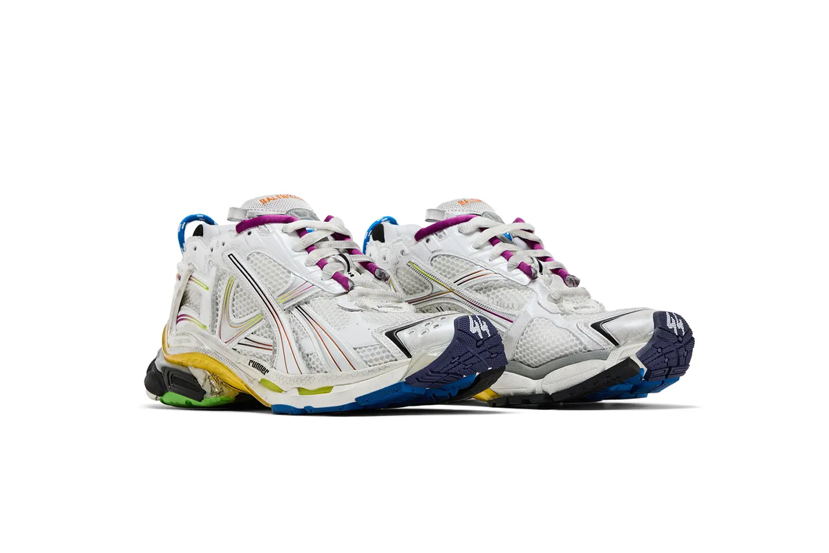 Balenciaga Runner Gardient White Multi 772774 WRUNG 9800