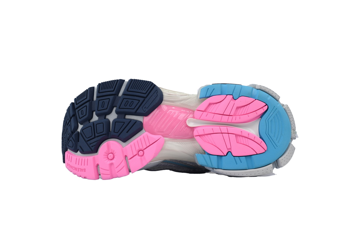 Balenciaga Runner Sneaker Grey White And Pink Black 772767 W3RNY 0322