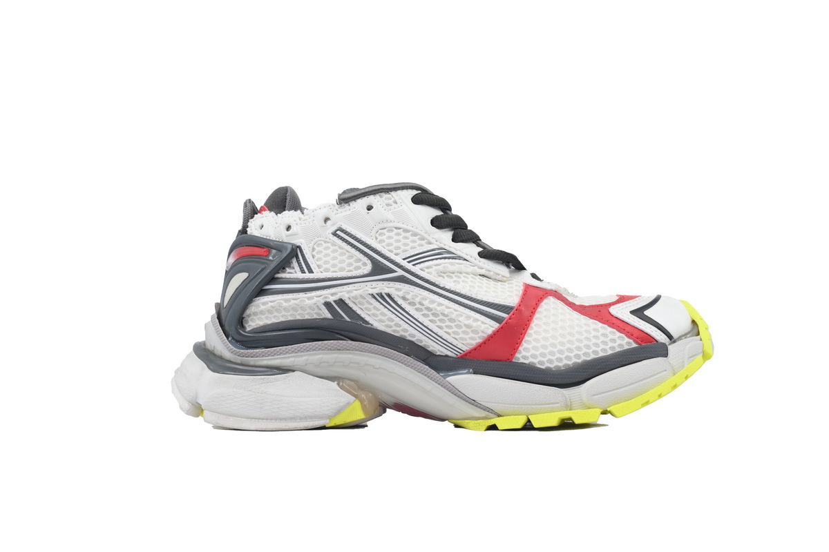 Balenciaga Runner Sneaker White Red And Gray Black 772767 W3RNY 0509