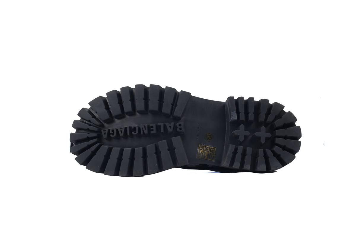 Balenciaga Strike Men's Combat Boot Black 694042W2H131000