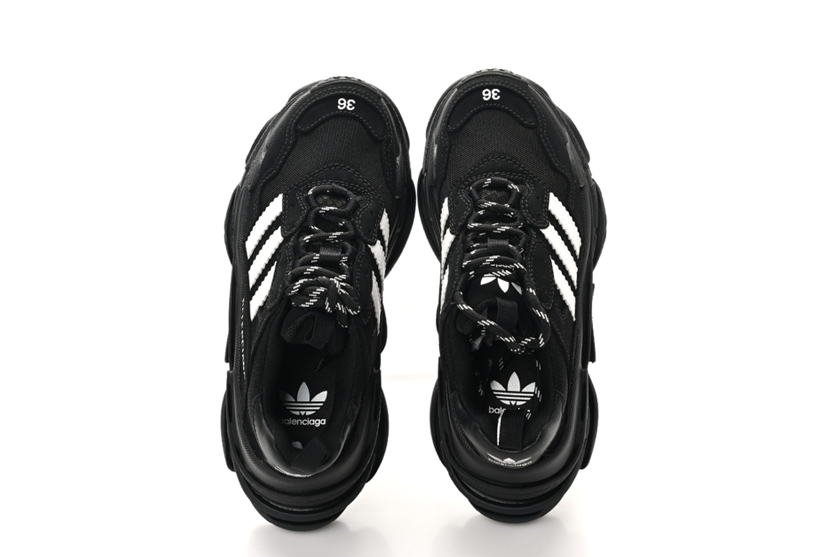 Balenciaga Triple S  x  Adidas Sneakers Black