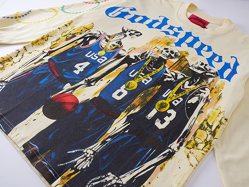 Godspeed Dream Team Long Sleeve T-shirt #3106 Apricot