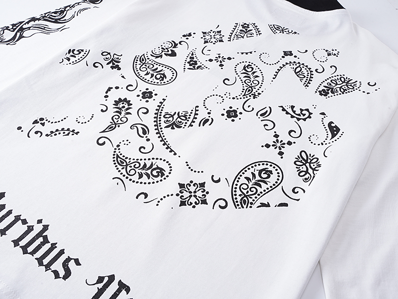 Godspeed Hollywood Thermal Long Sleeve T-shirt #3107 White/Apricot