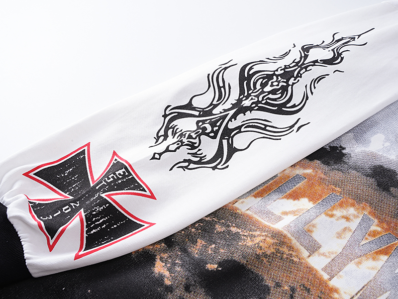 Godspeed Hollywood Thermal Long Sleeve T-shirt #3107 White/Apricot