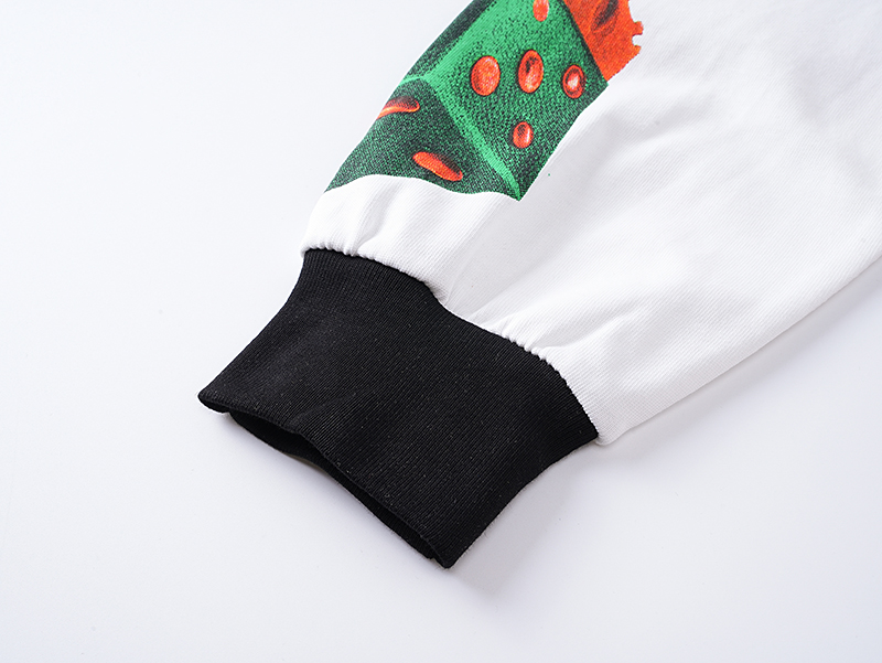 Godspeed Life’s A Gamble Long Sleeve T-shirt #3099 White/Apricot