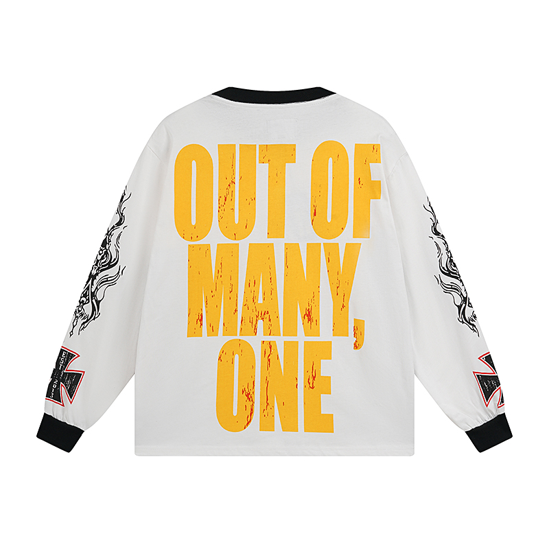 Godspeed Long Lonely Road Long Sleeve T-shirt #3100 White