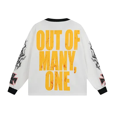 Godspeed Long Lonely Road Long Sleeve T-shirt #3100 White 02