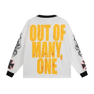 Godspeed Long Lonely Road Long Sleeve T-shirt #3100 White 02