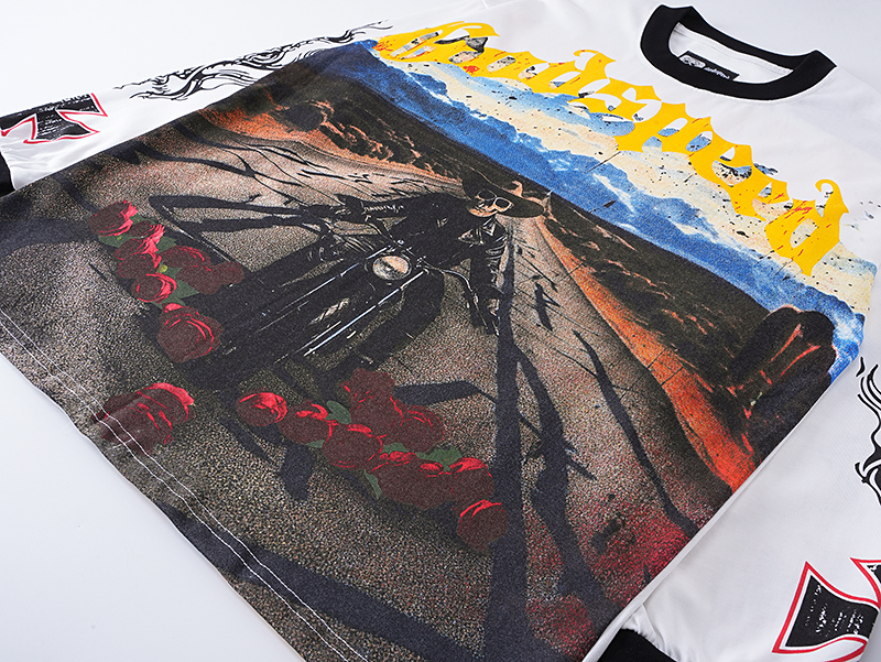 Godspeed Long Lonely Road Long Sleeve T-shirt #3100 White