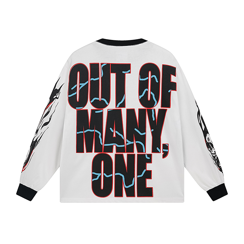 Godspeed Pitstop Thermal Long Sleeve T-shirt #3101 White/Apricot