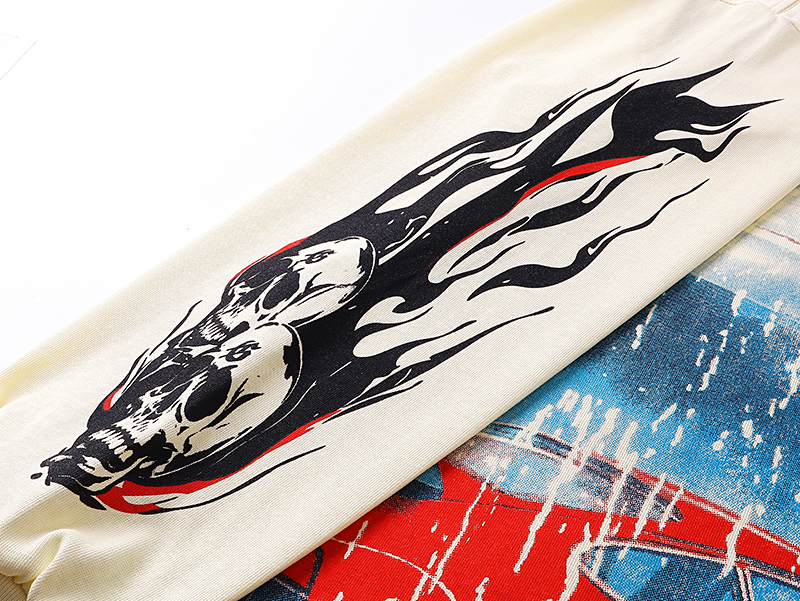 Godspeed Pitstop Thermal Long Sleeve T-shirt #3101 White/Apricot