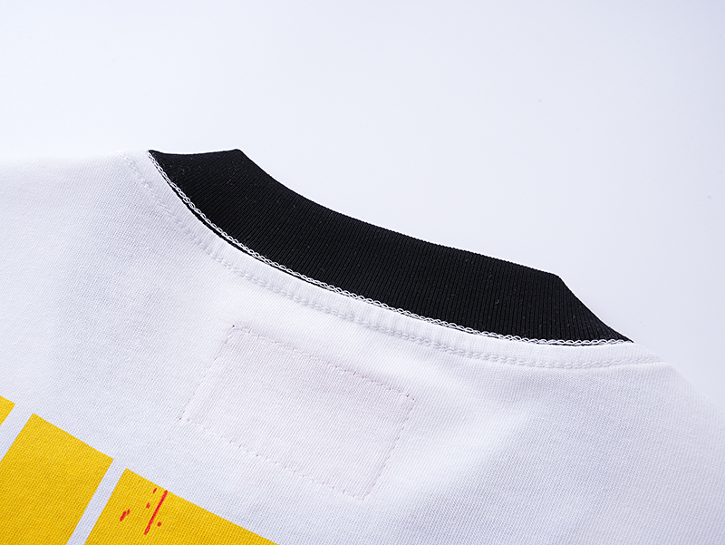 Godspeed Robot Skulls Long Sleeve T-shirt #3096 White/Apricot