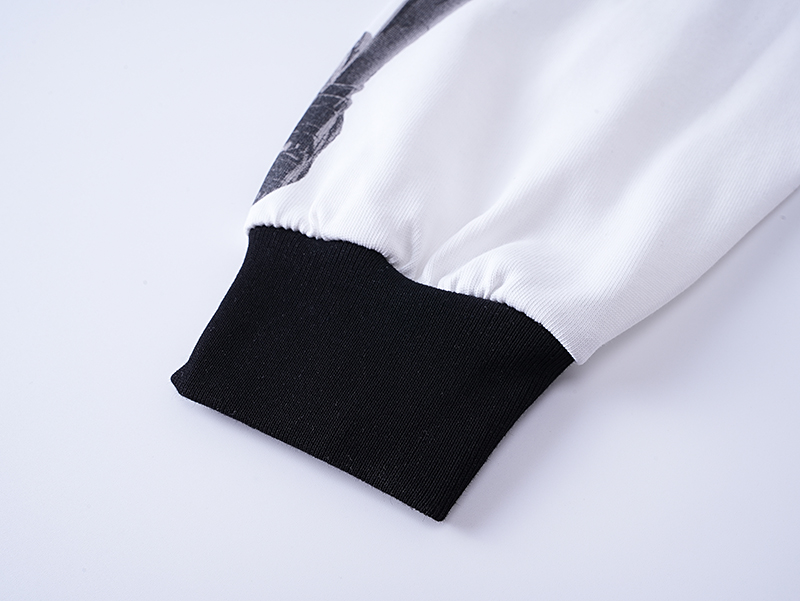 Godspeed Robot Skulls Long Sleeve T-shirt #3096 White/Apricot