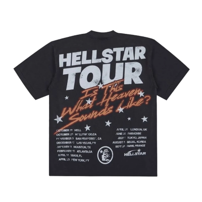 Hellstar Biker Tour T-Shirt Faded Black 02