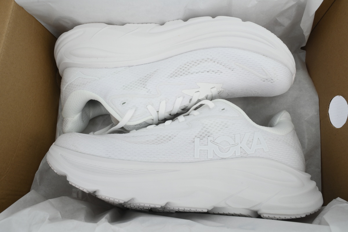 Hoka One One Clifton 10 'Triple White' 1162031-WWH