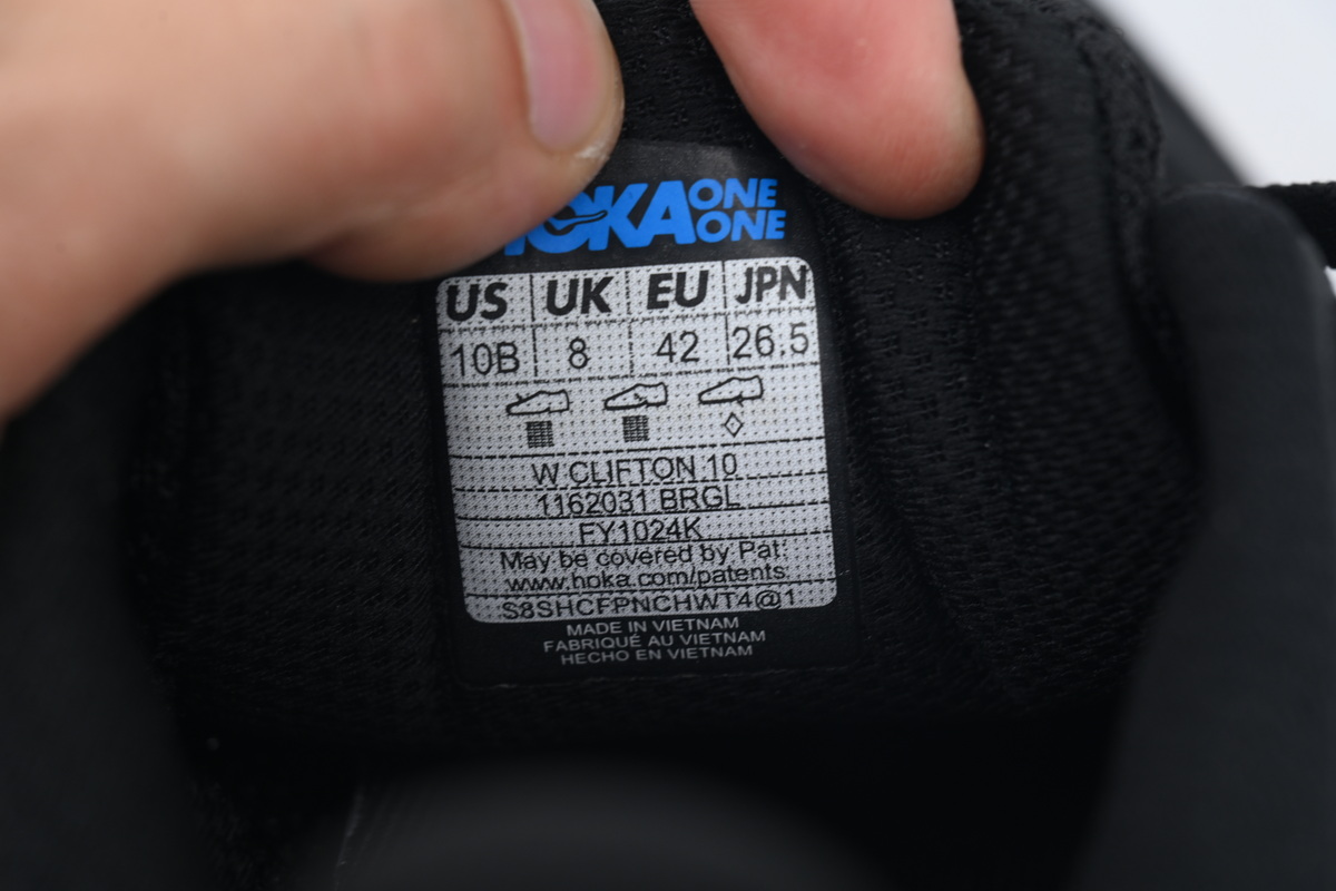 Hoka One One Clifton 10 Black Gold 1162031-BRGL