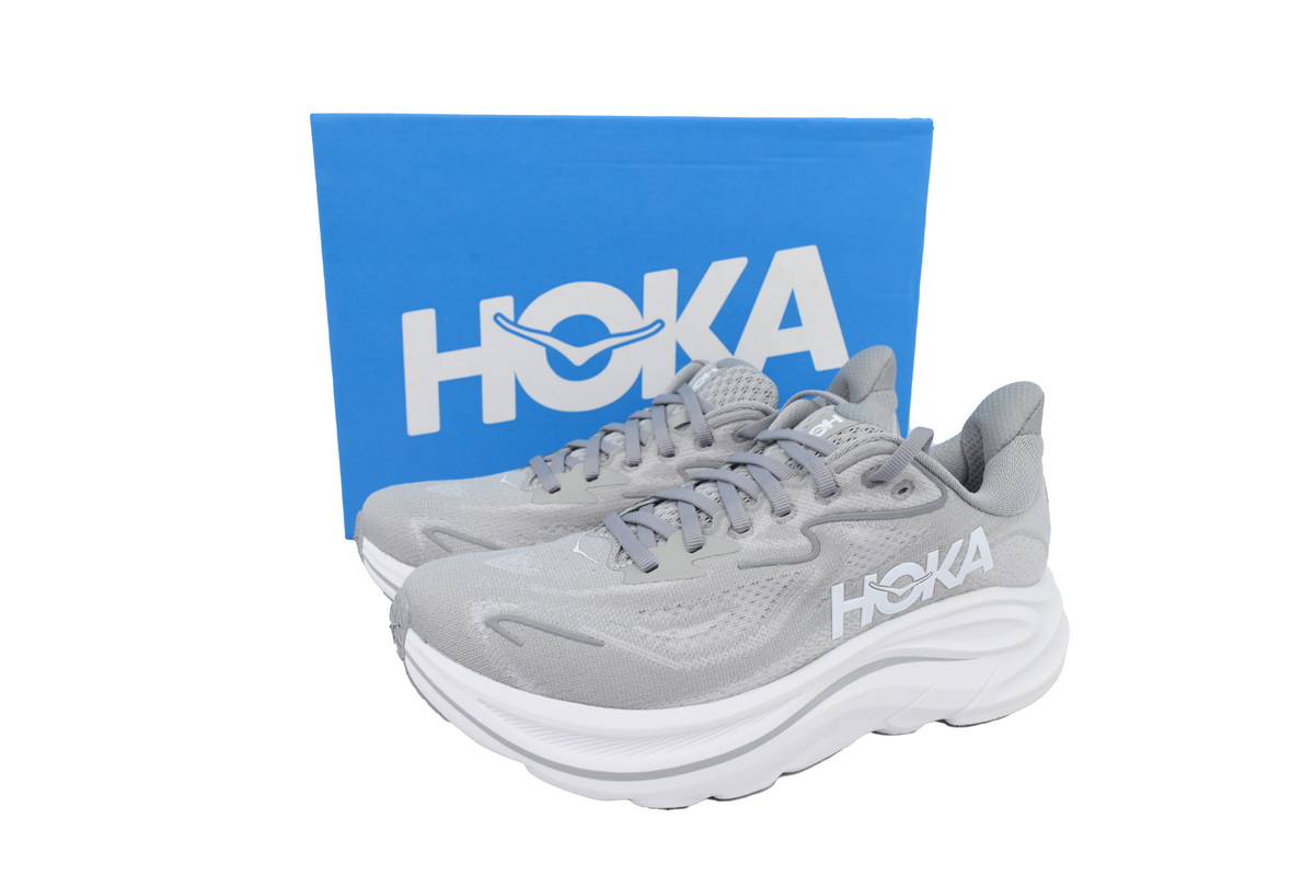 Hoka One One Clifton 10 Extra Wide 'Stellar Grey' 1162051-STLLR