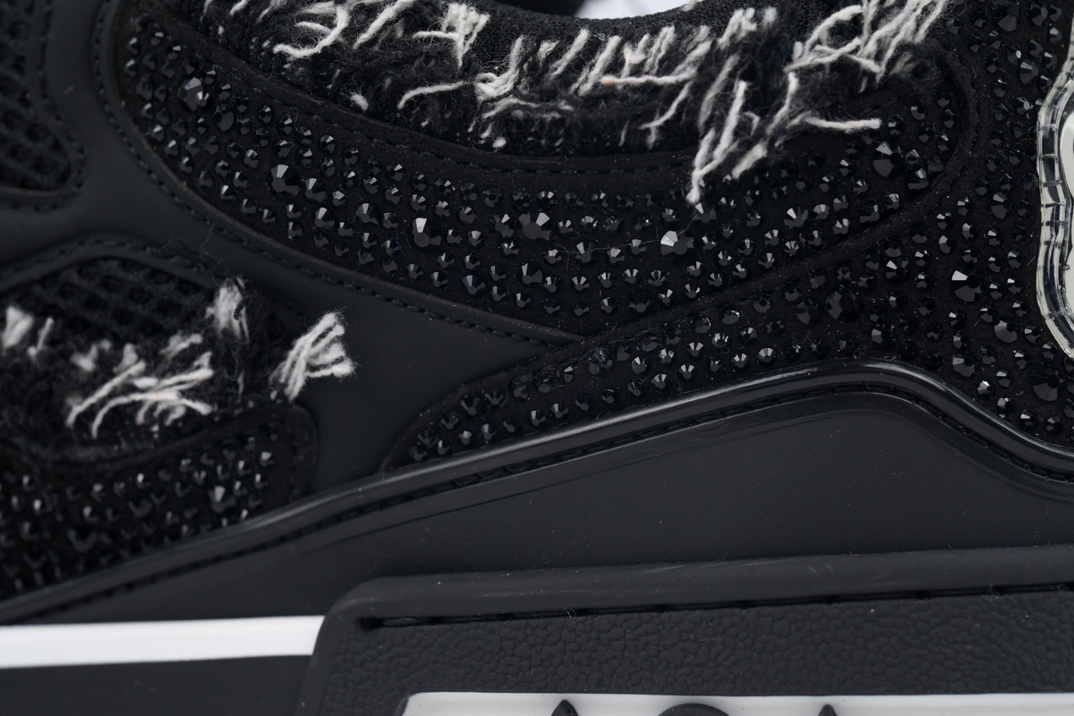 Louis Vuitton LV Skate Sneaker Horse Hair Black Diamond