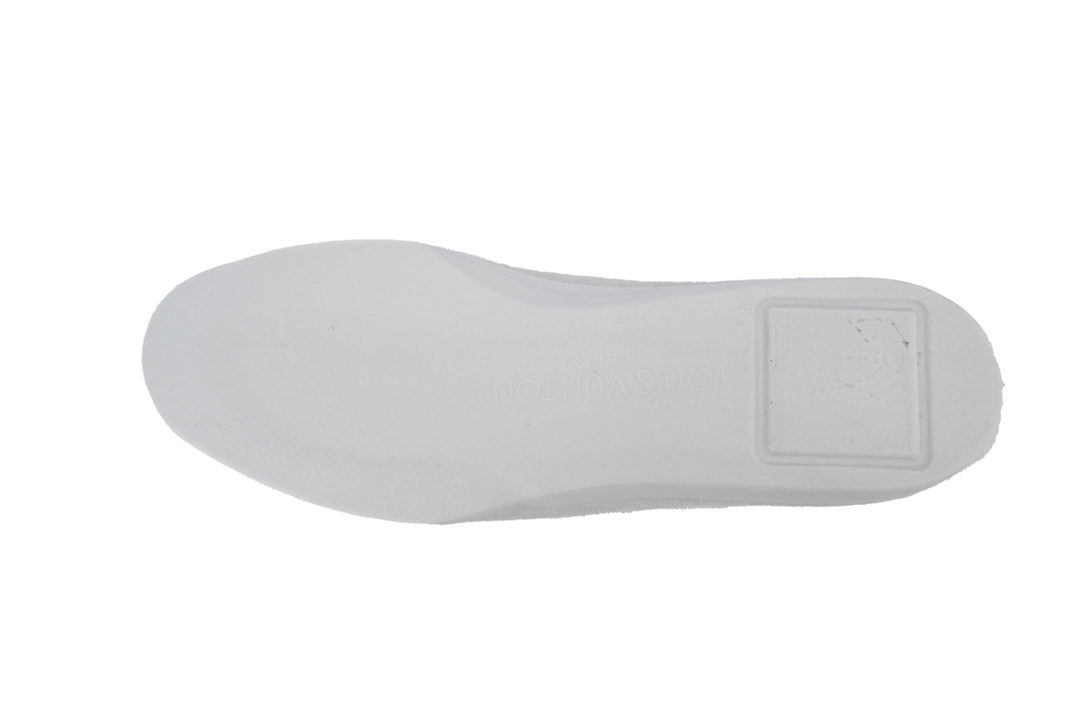 Louis Vuitton LV Skate Sneaker Horse Hair Gray White Diamond